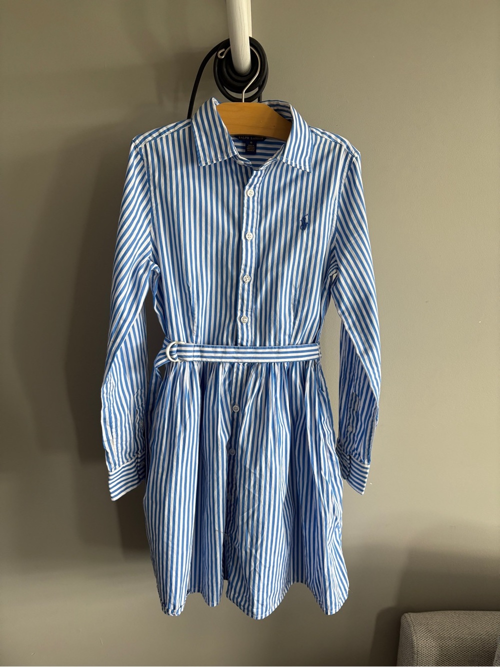 Girls Ralph Lauren shirt dress size 10